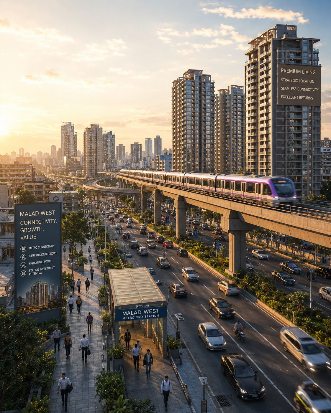 How Infrastructure Upgrades are Redefining Malad West Property Valuations